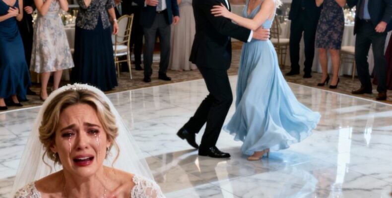 Vid mitt eget bröllop höjde min man sitt glas och viskade :’ den här dansen är för kvinnan Jag har burit i mitt hjärta i tio år ‘ —men istället för att ta min Hand gick han rakt förbi mig och stannade framför min syster, och jag hade ingen aning om att ett enda steg skulle bli det ögonblick som allt i vår familj började riva upp.