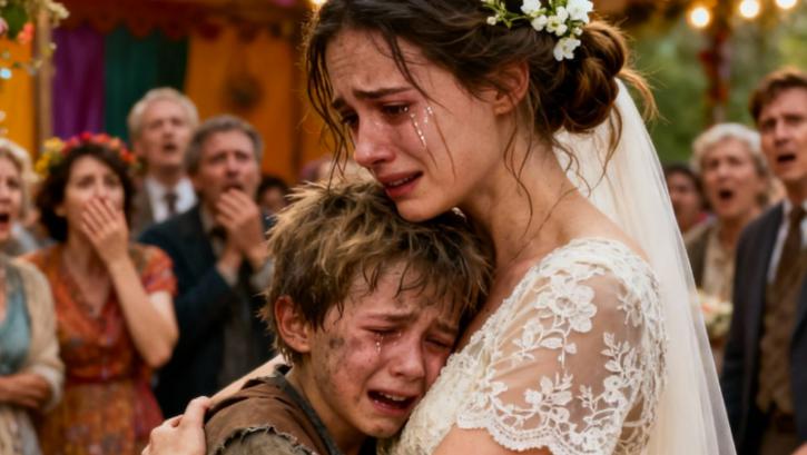 Durante un sontuoso banchetto nuziale, un bambino si immobilizza all’improvviso quando riconosce la sposa come la madre che aveva perso da anni.