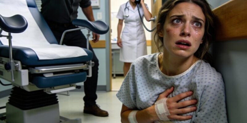 Jag skakade fortfarande på gynekologens stol när han brast in och ropade: «Välj hur du betalar… eller gå ut.»»Jag sa nej,» viskade jag. Smällen kom så fort att jag slog i golvet, smärta exploderade i mina revben. Han lutade sig över mig och hånade, «du tror att du är för bra för det?»Det var det ögonblick jag insåg… det här skulle inte vara dolt.