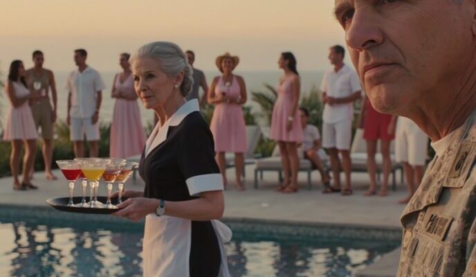 Dagen jag kom hem från 12 år av black ops och hittade min mamma serverar drycker i herrgården jag köpte henne