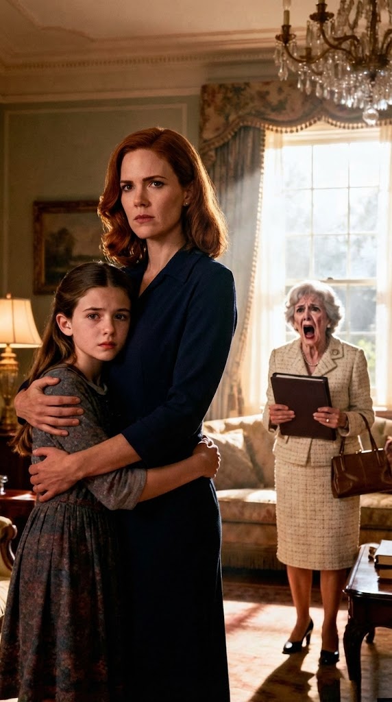 Meine elfjährige Tochter kam nach Hause – doch ihr Schlüssel passte plötzlich nicht mehr. FÜNF STUNDEN stand sie im Regen und wartete vergeblich. Dann trat meine Mutter auf die Veranda und sagte kalt: „Wir haben beschlossen, dass du und deine Mutter hier nicht mehr wohnen.“ Ich schrie nicht. Ich nickte nur und antwortete: „Verstanden.“ Drei Tage später erhielt meine Mutter einen BRIEF – und wurde kreidebleich…