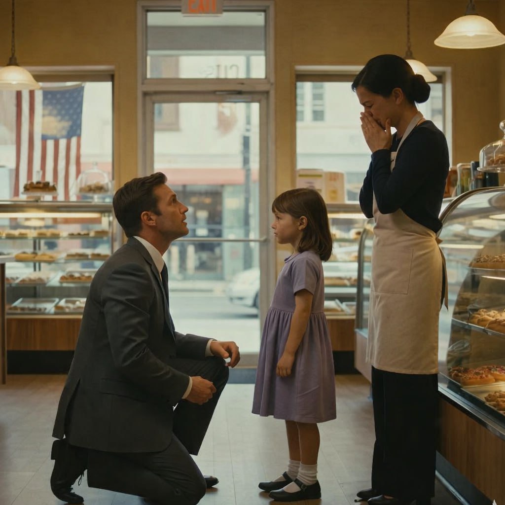 „Weißt du was? Ich glaube, wir können das in Ordnung bringen“, sagte ich und stand auf. Dann wandte ich mich an die Ladenbesitzerin.