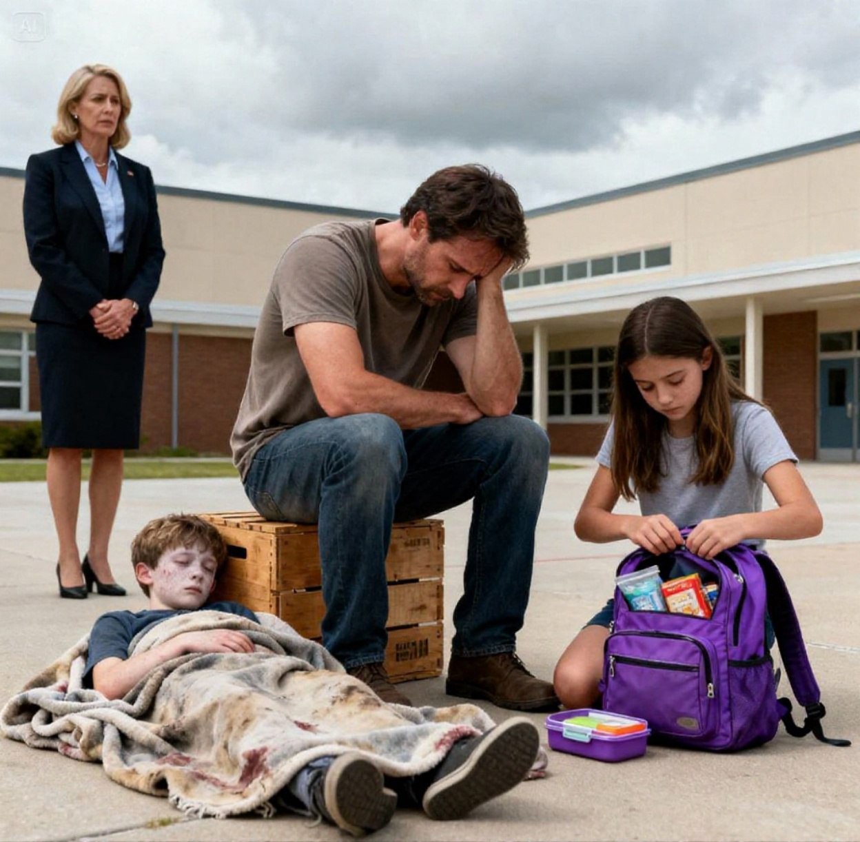 Jeden Tag legte ein siebenjähriges Mädchen ihr Mittagessen unberührt in ihren Ranzen zurück. Neugierig folgte ihre Lehrerin ihr in der Pause – und das, was sie hinter der Schule entdeckte, brachte sie dazu, den Notruf zu wählen.