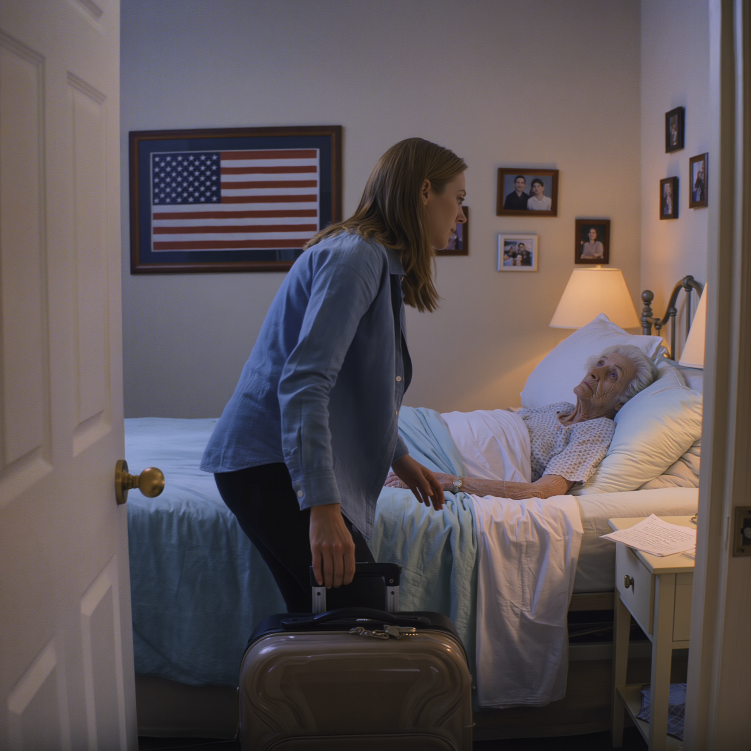 “Take care of Grandma.” — When I got back from the trip, my husband and my mother-in-law had left a note: “Please stay with her.” I found his grandmother extremely weak. Then she squeezed my hand and whispered, “Help me uncover the truth. They have no idea who I really am.”  Posted by