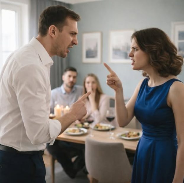 — **Deine Aufgabe ist es, am Herd zu stehen, zu mehr bist du nicht fähig**, — ihr Mann demütigte sie vor den Gästen, aber auch sie blieb ihm nichts schuldig.