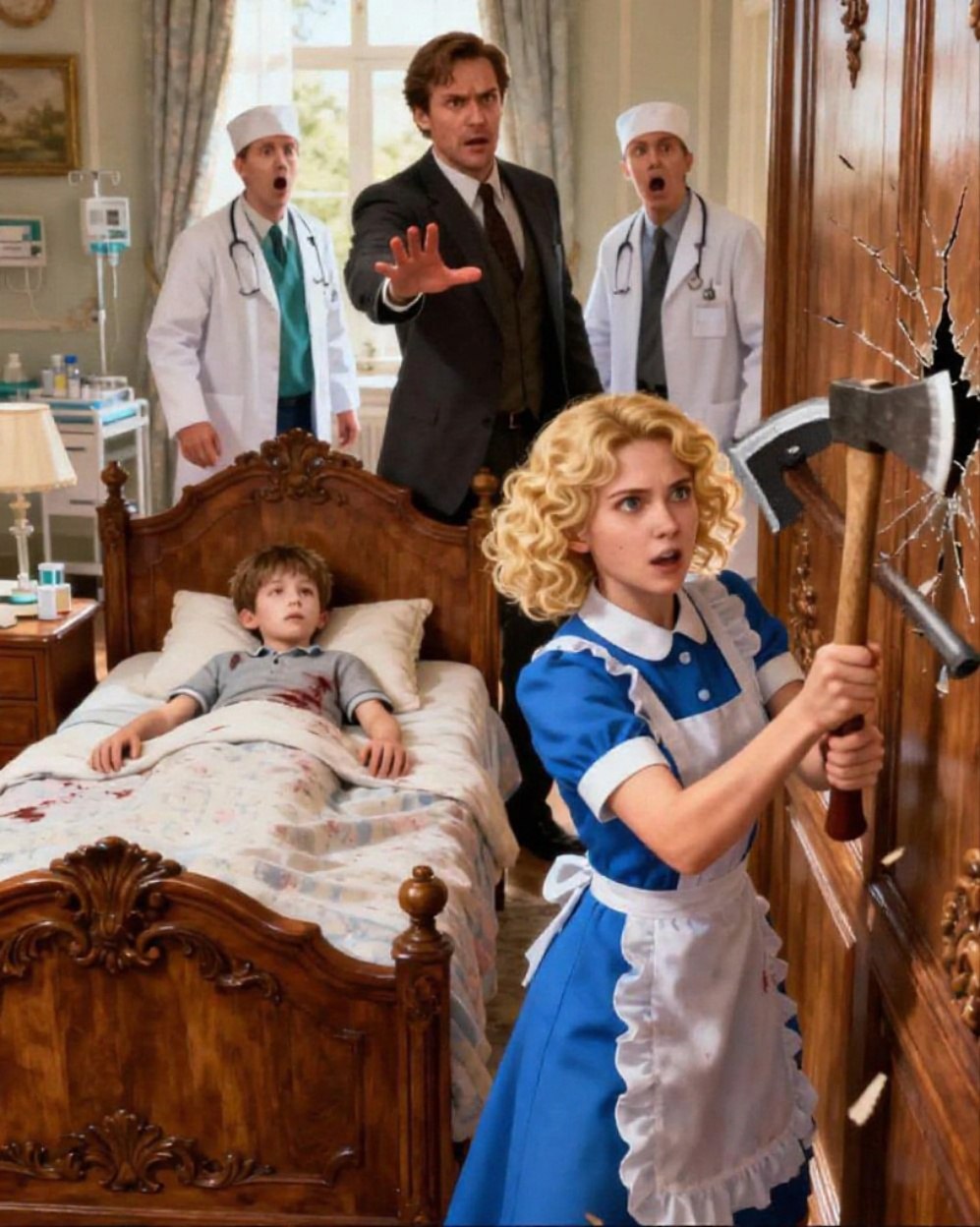 Der Sohn des Milliardärs kämpfte in seiner eigenen Villa ums Überleben, während die Ärzte hilflos zusahen – ich war nur die Haushälterin, doch ich entdeckte das giftige Geheimnis hinter seinen Schlafzimmerwänden…“