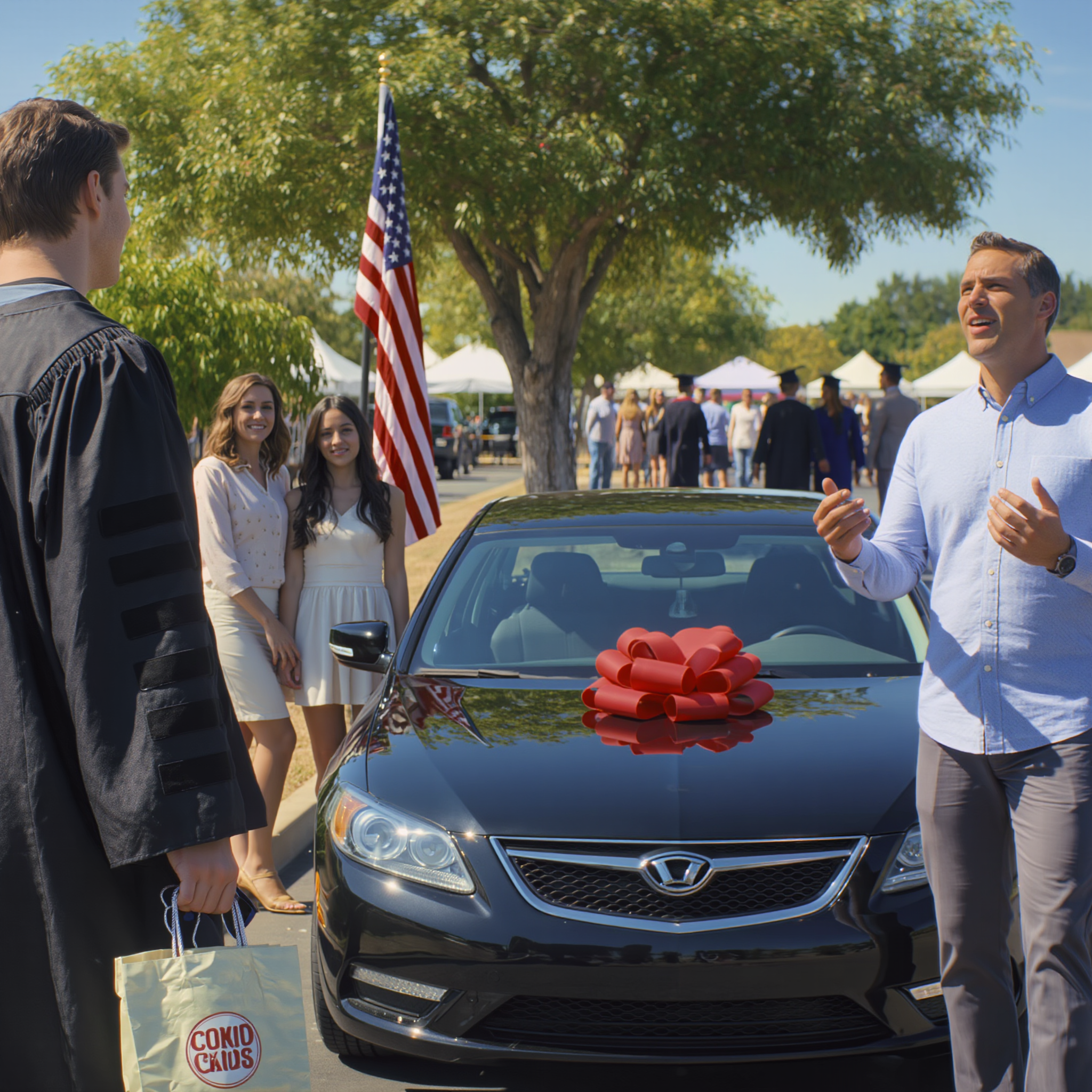 On graduation day, I stood in my cap & gown on the football field. Dad gave my sister a Corolla with a red bow, delivered a “favorite child” speech, and I got a quick hug and a “wasted potential” joke that made the whole row burst out laughing. I laughed too, took exactly three photos, then turned my back and headed to the train station at midnight. Five days later my aunt texted: “Mom’s been crying. She thought you’d just get over it…”