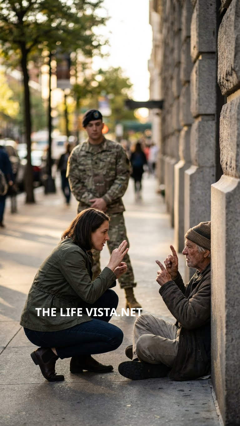 I used sign language to help a deaf homeless veteran—never realizing a four-star general was watching.
