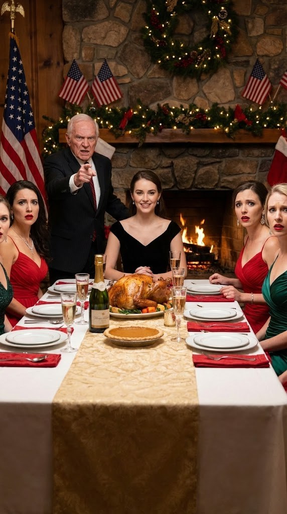 At the Christmas dinner, my stepdad pushed me and said the seat was for his real daughter. I hit the ground in front of everyone. He had no idea that night would change everything. The next morning, he woke up to 69 missed calls.