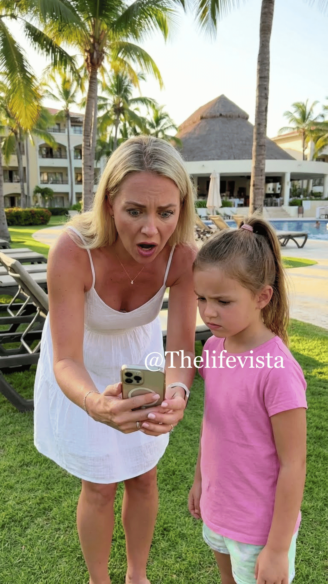 During our family vacation in Hawaii, my eight-year-old daughter suddenly gripped my hand and pleaded with me to go home right away.