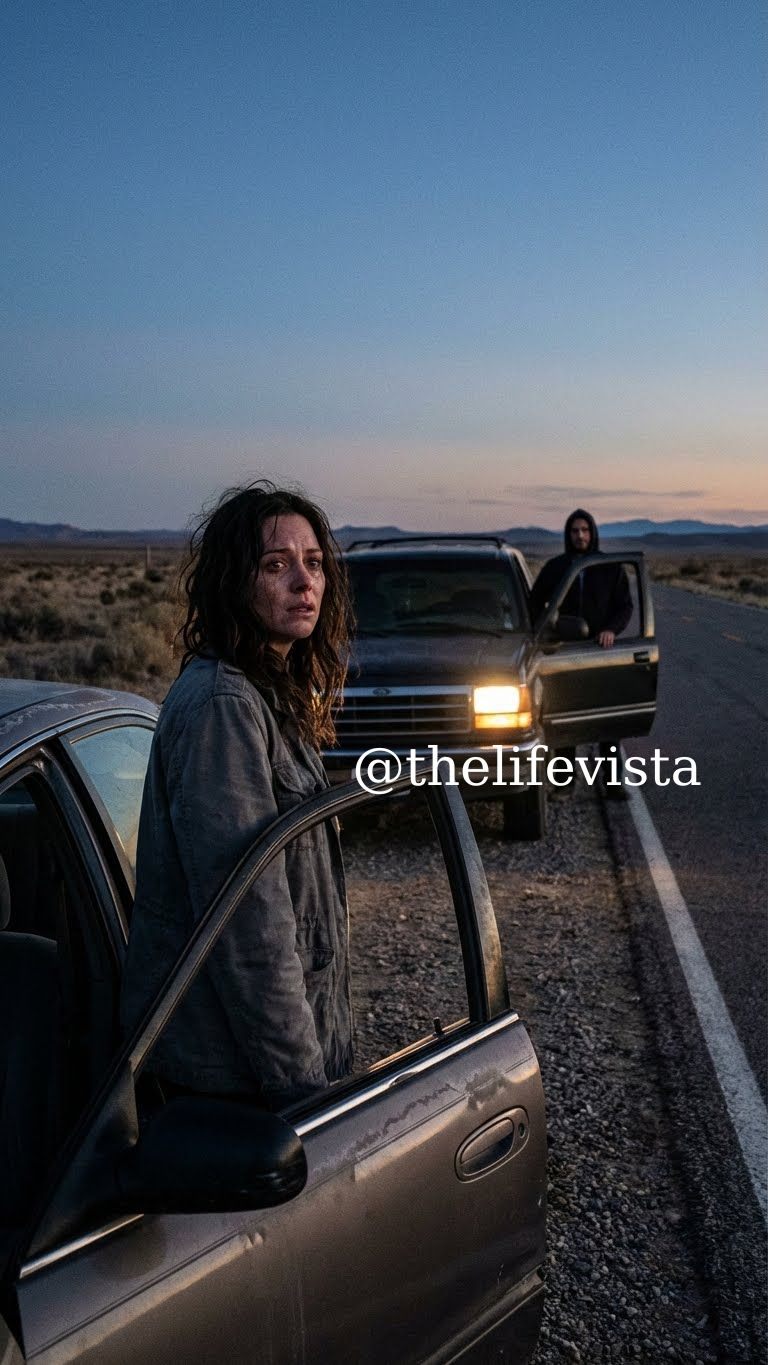 After dinner, my vision blurred and my stomach clenched. He squeezed my hand and murmured, “Hold on—I’m taking you to the hospital.” Then he exited the highway, stopped on an empty road, and smiled. “I poisoned you. Thirty minutes. Get out.” As my legs gave way, tires screamed nearby. A black SUV skidded to a stop—and I knew survival would come down to one impossible choice.