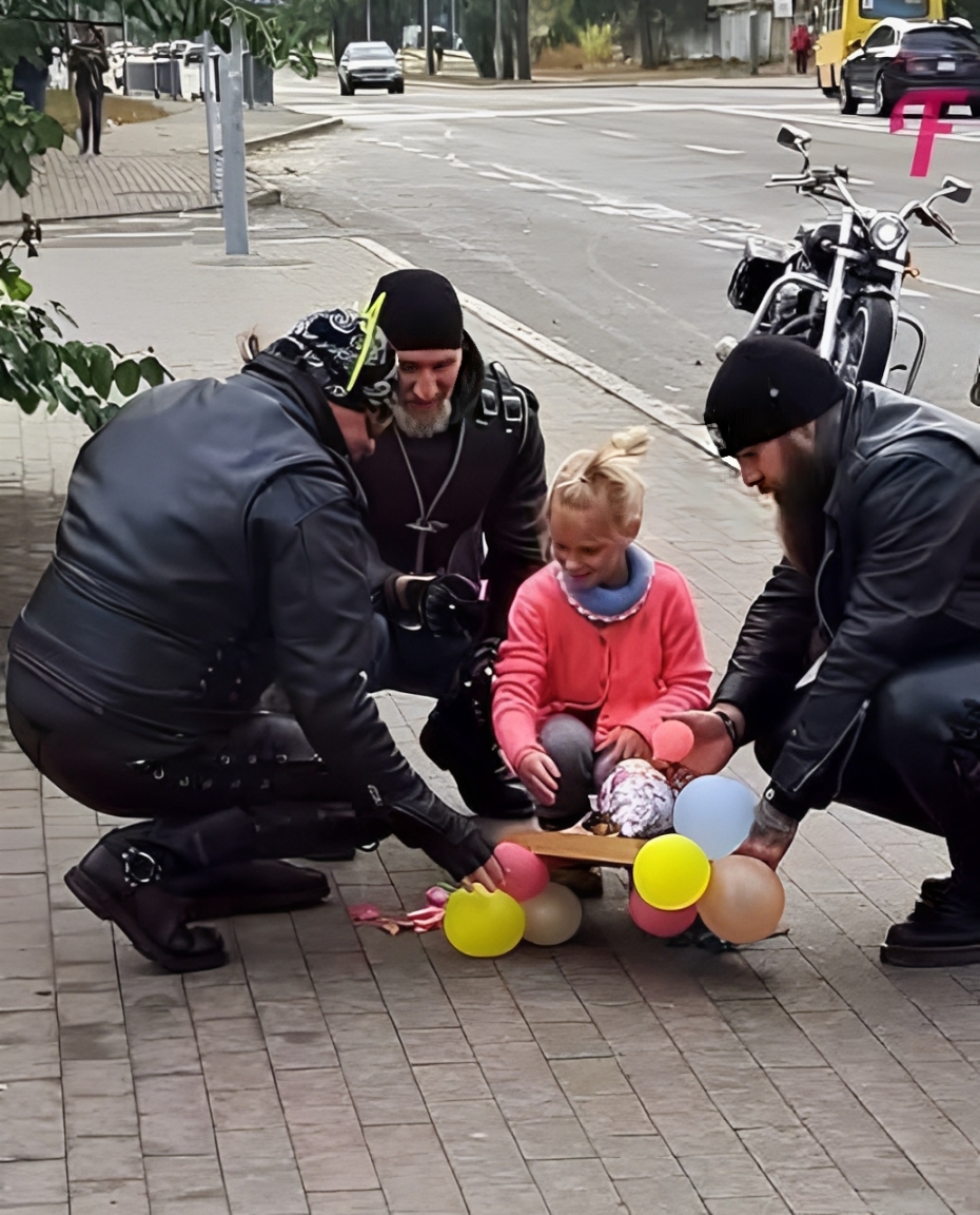 DIESE MOTORRADFAHRER BRACHTEN MEINE TOCHTER ZUM LÄCHELN – ABER EINER VON IHNEN KANNTE IHREN NAMEN, OHNE FRAGEN ZU MÜSSEN