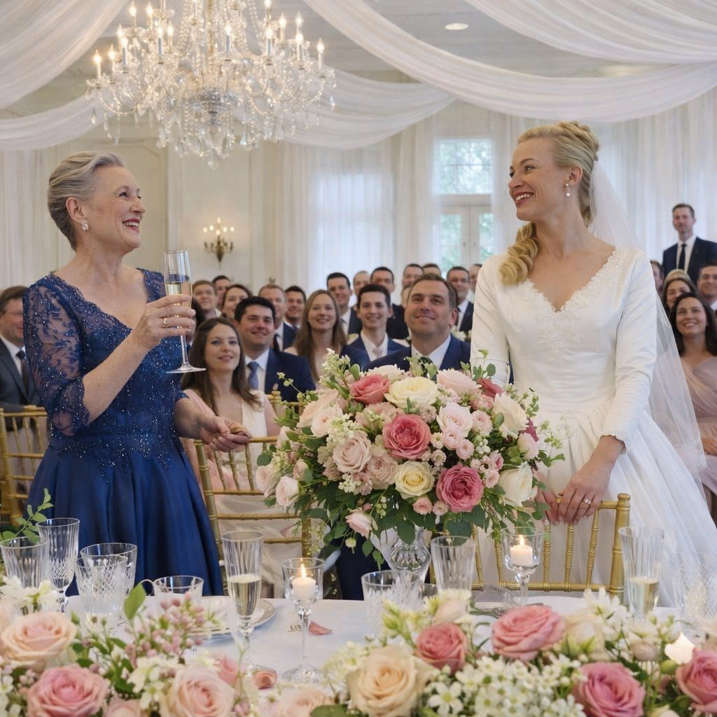 Bei der Hochzeitsfeier meiner Schwester stand meine Mutter plötzlich auf und sagte vor allen 200 Gästen: „Zumindest sie…“