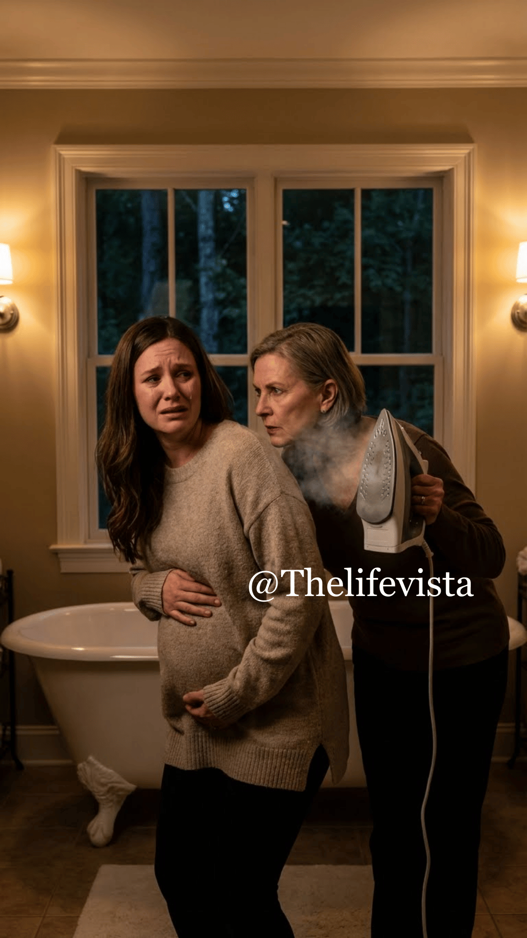 “I was six months pregnant when she forced a scorching iron against my skin.” In that instant, I understood my mother-in-law didn’t merely despise me—she wanted my child erased. As I screamed in agony, she leaned in and hissed, “Cursed blood has no place in this family.” I believed that was the lowest point. I was wrong. What my husband uncovered afterward didn’t just shatter lives—it brought an entire dynasty crashing down.