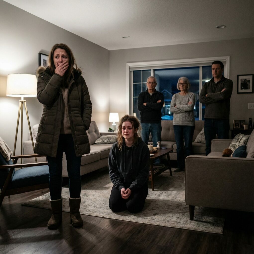 I Found My Daughter Kneeling in the Living Room While They Called It “Correction” — By Morning, She Was Free, and the House Built on Silence Began to Fall Apart