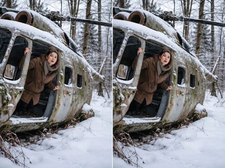 Beim Sammeln von Reisig im Wald stieß eine Frau zufällig auf einen Hubschrauber։ Und als sie in das Cockpit blickte, wäre sie beinahe zu Boden gestürzt