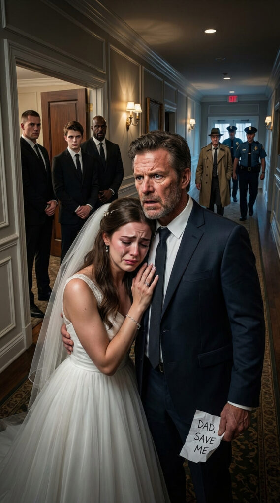 My daughter married a young millionaire, and everyone said they were the perfect couple. While we were dancing, she discreetly slipped an envelope into my pocket—inside, I found a note saying, “Dad, help me.” I froze and…