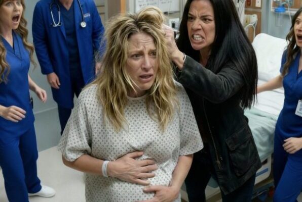 Während ich im Krankenhausbett lag, eine Hand auf meinem schwangeren Bauch, stürmte sie herein und zischte: «Glaubst du, das Tragen seines Kindes macht dich unberührbar?» Bevor ich schreien konnte, packte sie mich an den Haaren und stieß mich runter.