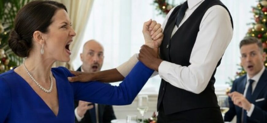 Jeder fürchtete die Frau des Milliardärs – bis die neue Kellnerin sie bloßstellte…