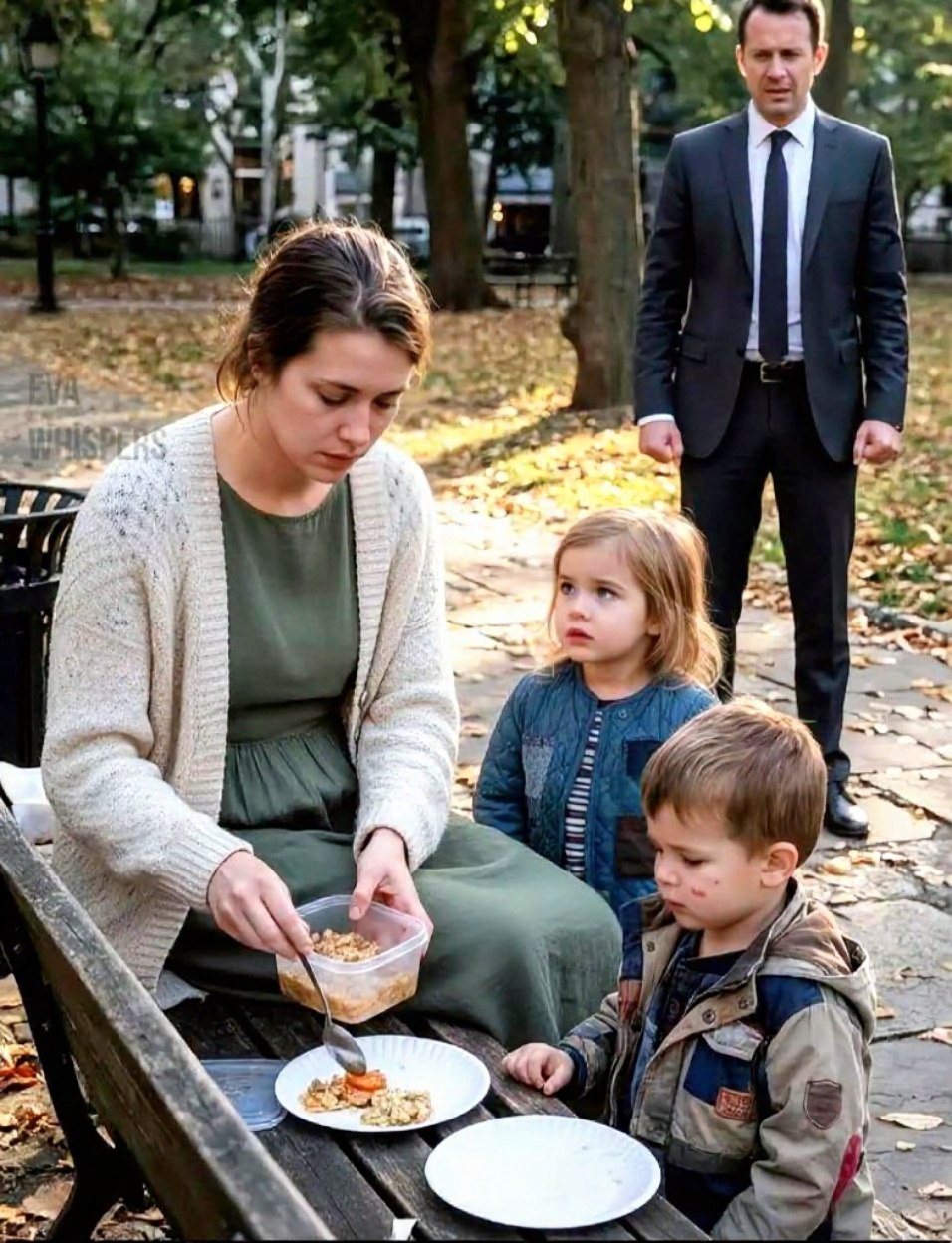 „Ein wohlhabender Fremder sah, wie eine Mutter eine winzige Mahlzeit unter ihren Kindern aufteilte – und das, was er danach tat, veränderte ihr Leben für immer.“