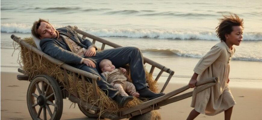 Ein obdachloses schwarzes Mädchen findet einen bewusstlosen Milliardär, dessen Kind angespült wurde – und dann…