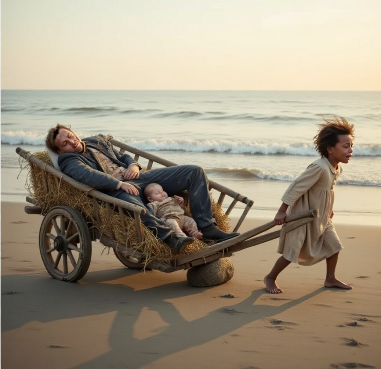 Ein obdachloses schwarzes Mädchen findet einen bewusstlosen Milliardär, dessen Kind angespült wurde – und dann…