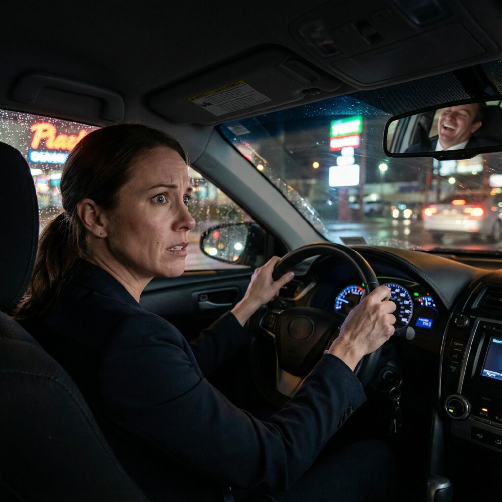 After my divorce, I rebuilt myself from the ground up and started working nights as a taxi driver. Then one evening, a laugh drifted from the back seat—a laugh I knew too well. My ex-husband’s voice followed: “She’ll never figure it out.” My hands tightened on the wheel. In that instant, I felt my future shift course.