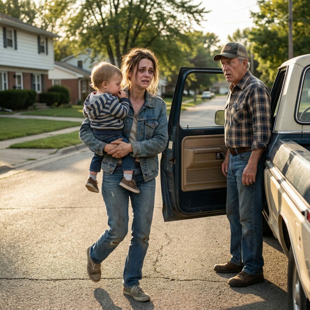 My dad spotted me limping with my baby on my hip. He froze: ‘Why are you walking? Where’s your car?’ I said: ‘His mom took it. Said I’m lucky they let me stay’. My dad just said: ‘Get in the car. We’re fixing this tonight.’ What happened next…