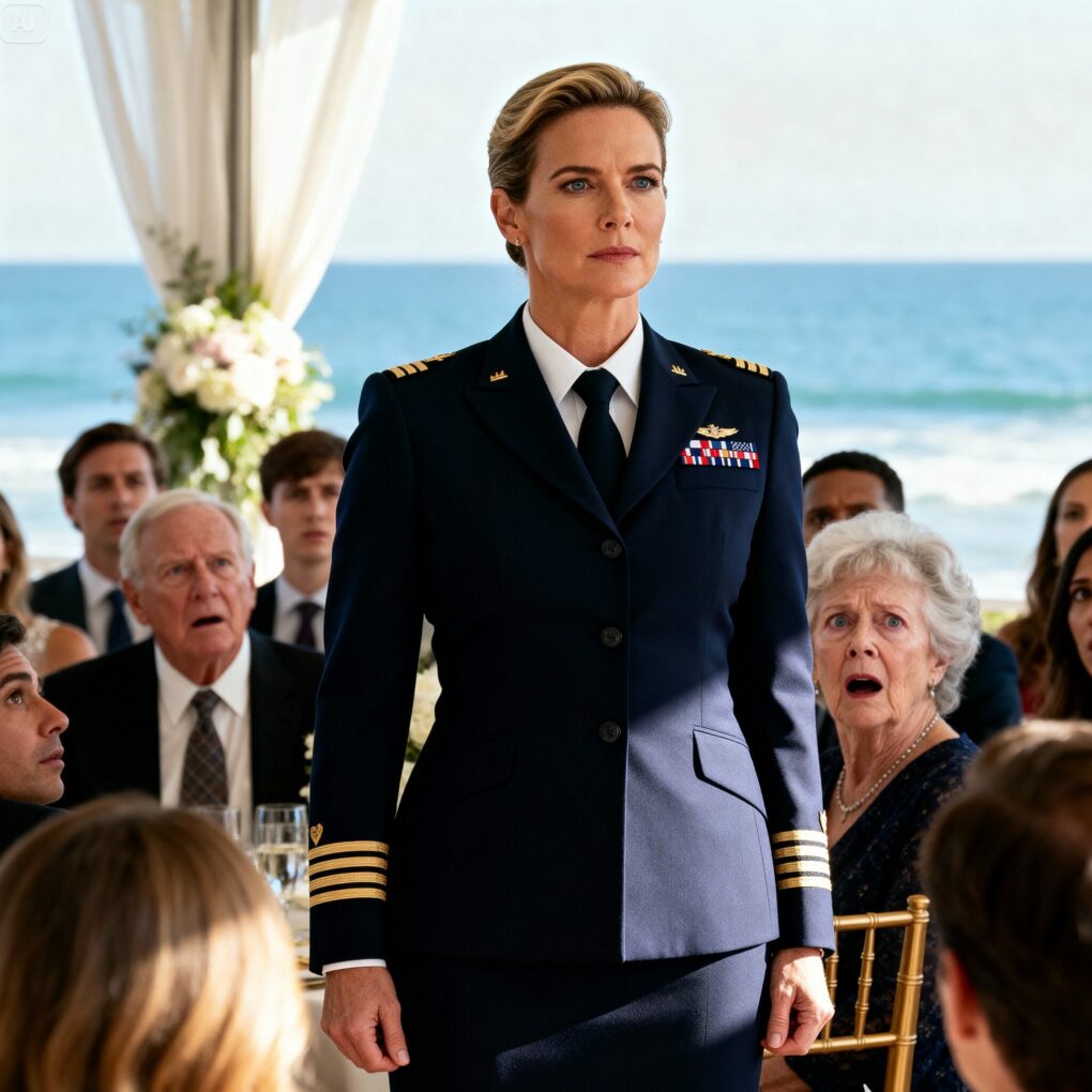 At my sister’s wedding, I saw my parents again after eighteen years—nearly twenty—since they walked away from me. “Be grateful Madison still pities you,” they sneered, like pity was the only seat I’d earned in their world. Then the groom grabbed the mic, smiled, and said, “Admiral, front row,” and I watched my parents’ faces go pale.