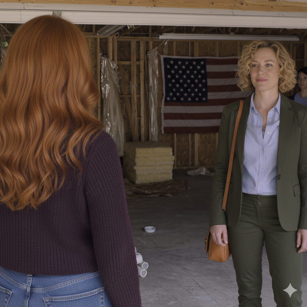 I wrapped up a project in Frankfurt, flew home 3 days early, and the moment I stepped out of the taxi in front of my $880,000 house in the suburbs, a drill was screaming from the garage: the walls were being smashed, strangers were putting up new framing, and my parents were standing there laughing. My sister spread her arms and declared, “I’m moving in here—you’re single!” I swallowed my laugh and walked away. The next morning she sobbed, “Sis… there are 5 police cars in front of my house.”