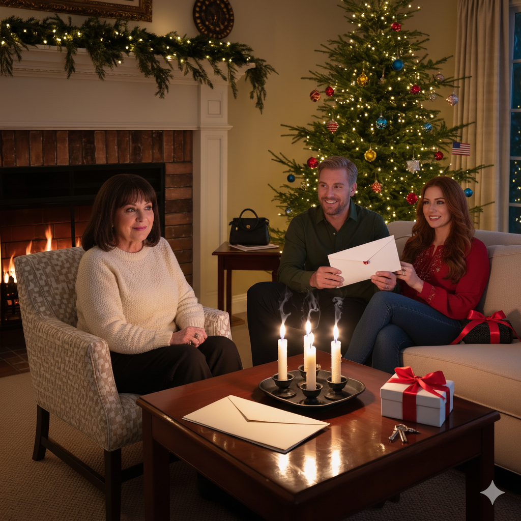 On Christmas Eve in my Naples, Florida home, I surprised my son with a BMW and handed his wife a designer purse, and they smiled as they told me I deserved nothing—so I slid one last envelope across the table. My name is Ruth Dawson, I’m 73 years old, and I didn’t realize how easy it is to become an afterthought in your own family until the holidays made it loud.