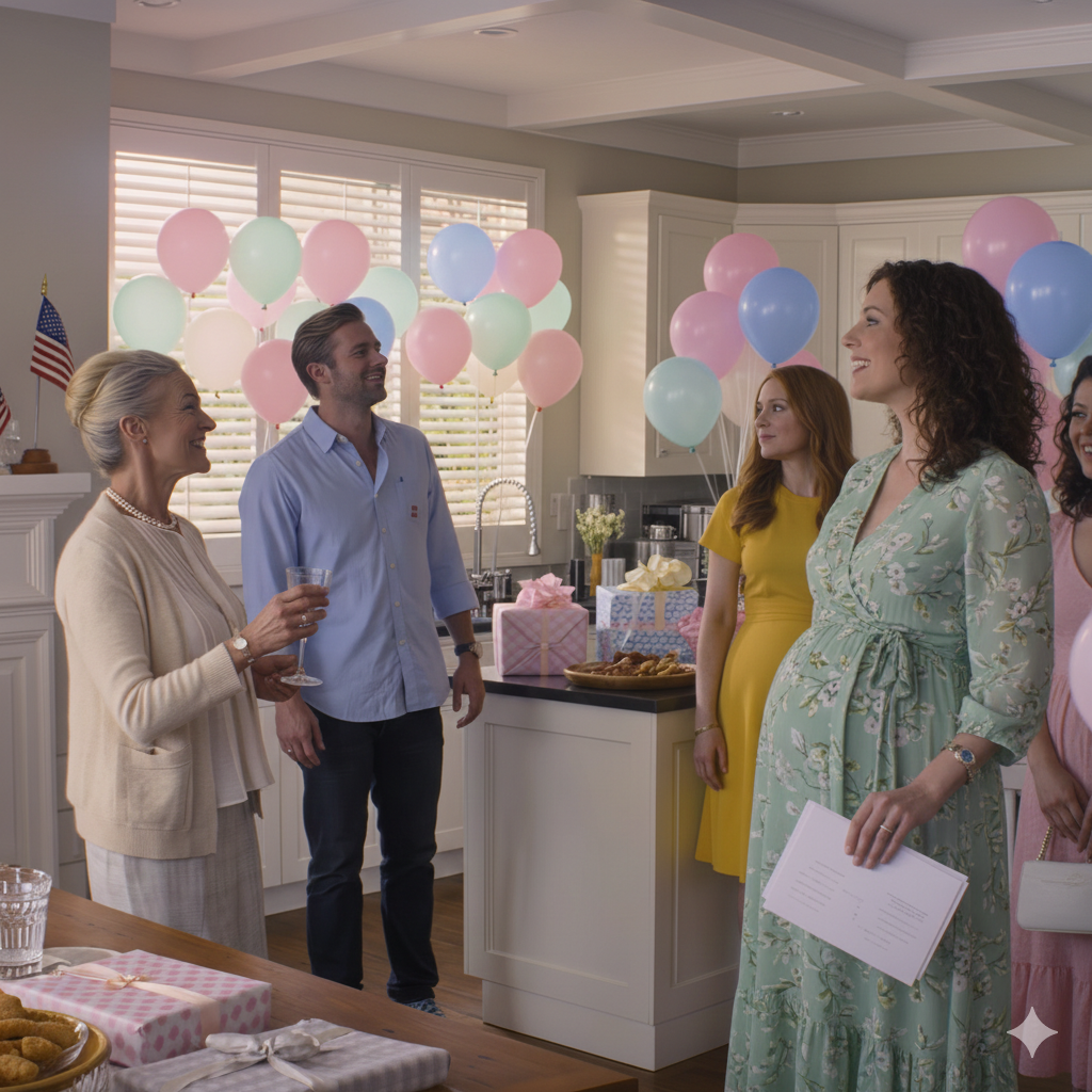 My mother-in-law handed me an envelope at my baby shower and announced, “A list of 47 reasons my son should divorce you,” and for a second the whole living room treated it like entertainment.