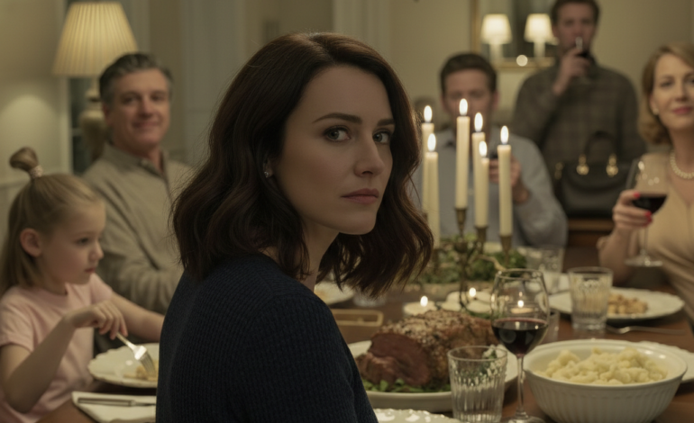 “She’s NOT A Real Grandchild,” My Dad Muttered, Just Loud Enough For The Table To Hear. My Daughter Lowered Her Plate. Everyone Just Kept Eating. My Husband Took A Slow Sip Of His Drink, Tapped His Glass, And Said THIS. The Room Went Dead Silent. That Evening, My Parents’ Lives Began To Change Irrevocably…