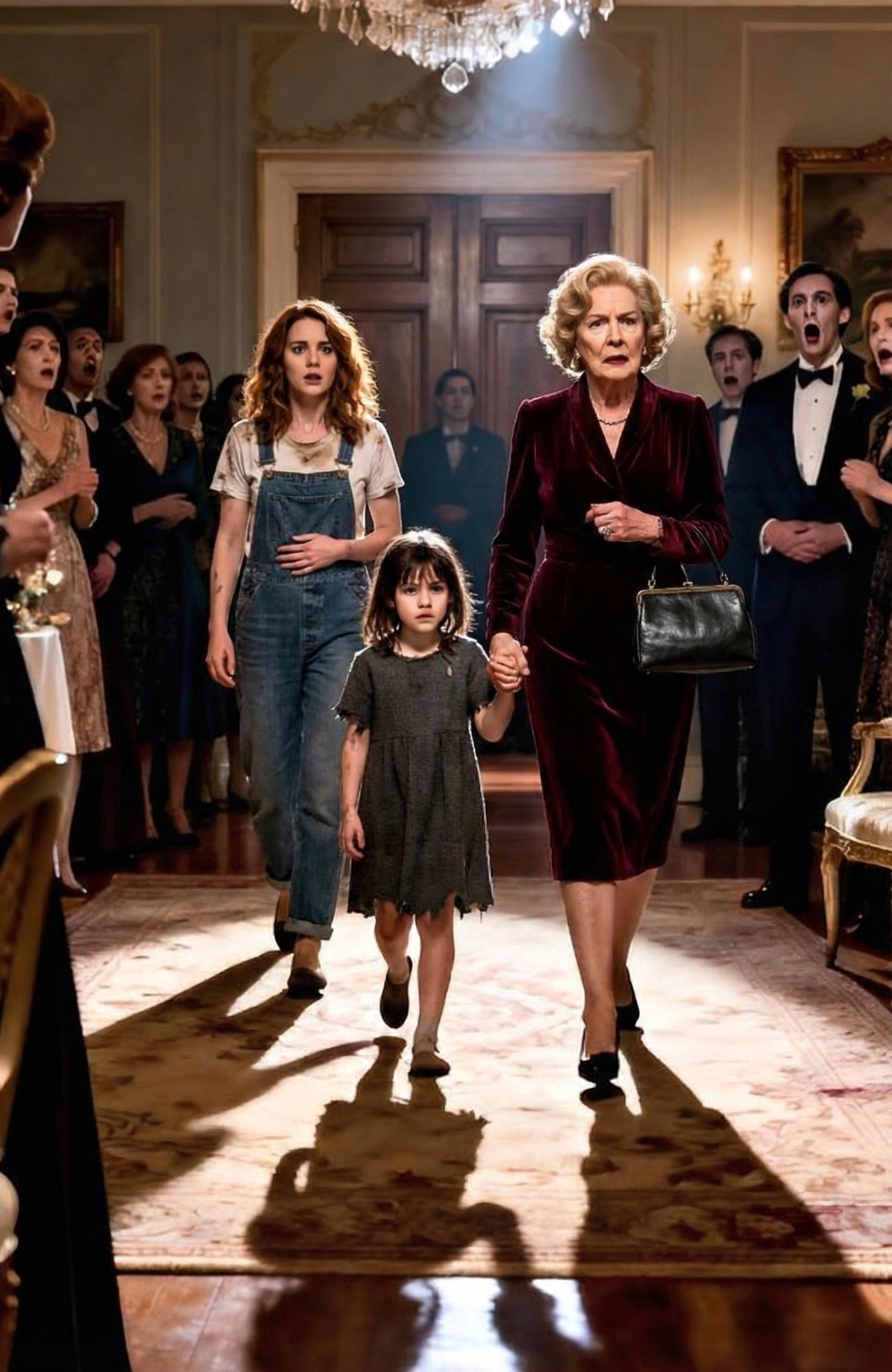 Meine wohlhabende Großmutter sah mich eines Tages zusammen mit meiner sechsjährigen Tochter in einer Notunterkunft für Familien. Verwundert fragte sie: „Warum lebt ihr nicht in eurem Haus in der Hawthorne Street?“ Ich war völlig sprachlos. „In welchem Haus?“, brachte ich schließlich hervor. Drei Tage später erschien ich auf einem Familientreffen – und als meine Eltern mich sahen, verloren sie schlagartig jede Farbe im Gesicht …