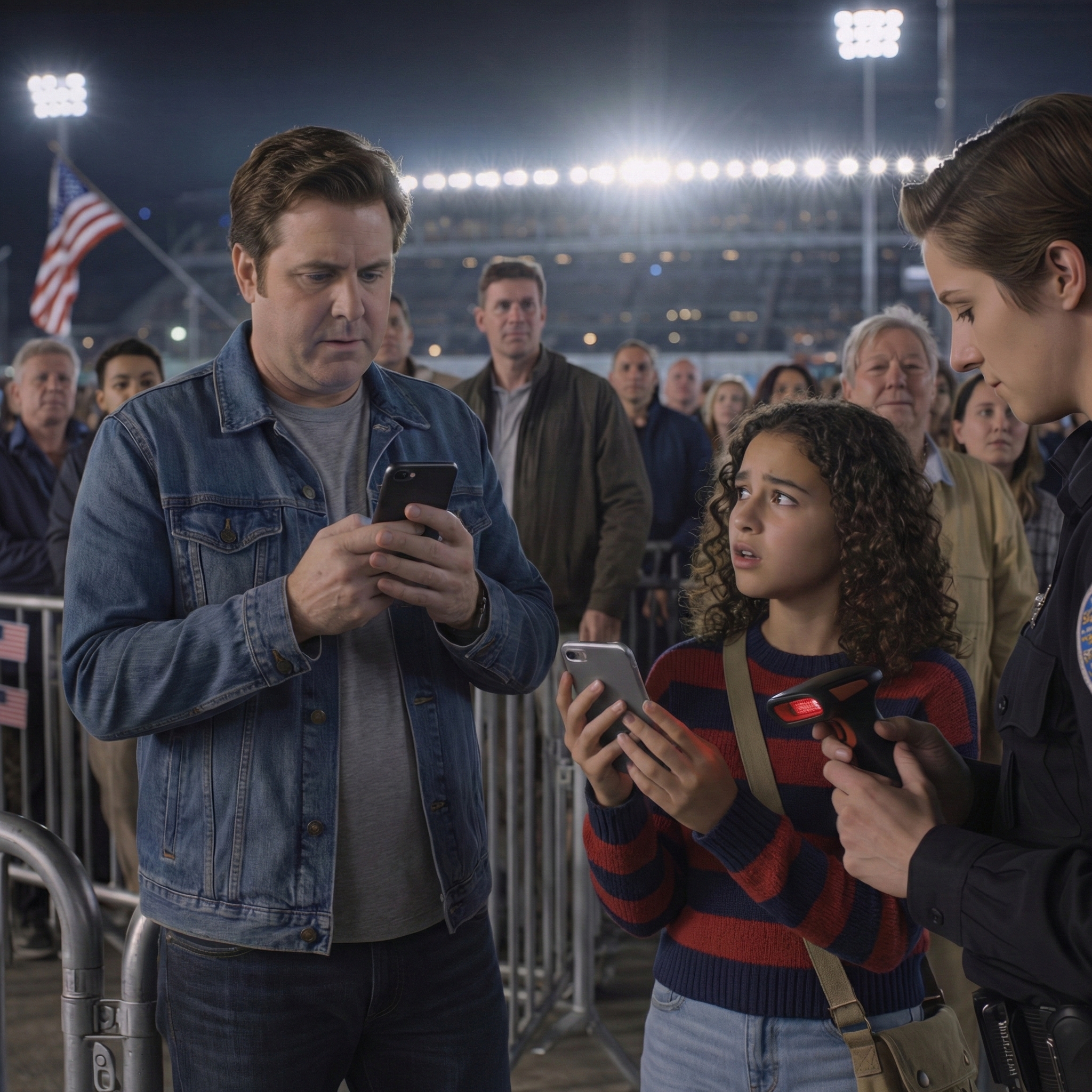 Two minutes before the gates opened, my daughter held up her phone and the scanner flashed, “Ticket invalid,” even though I bought those seats for her 16th birthday months ago; then my screen showed a quiet gray line—“Transfer complete”—and my brother answered like it was nothing: “Taylor Swift can wait.” I could hear my mother beside him, already defending him, while 900 glittered strangers poured into the stadium and my kid kept waiting for me to fix it.