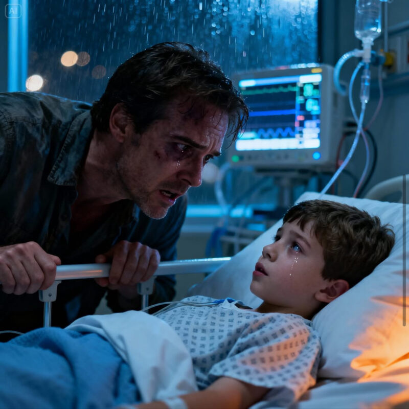 Mein Sohn war auf der Intensivstation, als meine Mutter anrief: “Morgen hat deine Schwester Geburtstag — komm und hilf bei der Vorbereitung.» «Ich kann nicht. Er kämpft um sein Leben.» Sie schnappte «, Dann bist du verstoßen.» Ich habe aufgelegt und sie blockiert. Am nächsten Tag öffnete mein Sohn die Augen und flüsterte: “Papa … Oma hat es verursacht.”