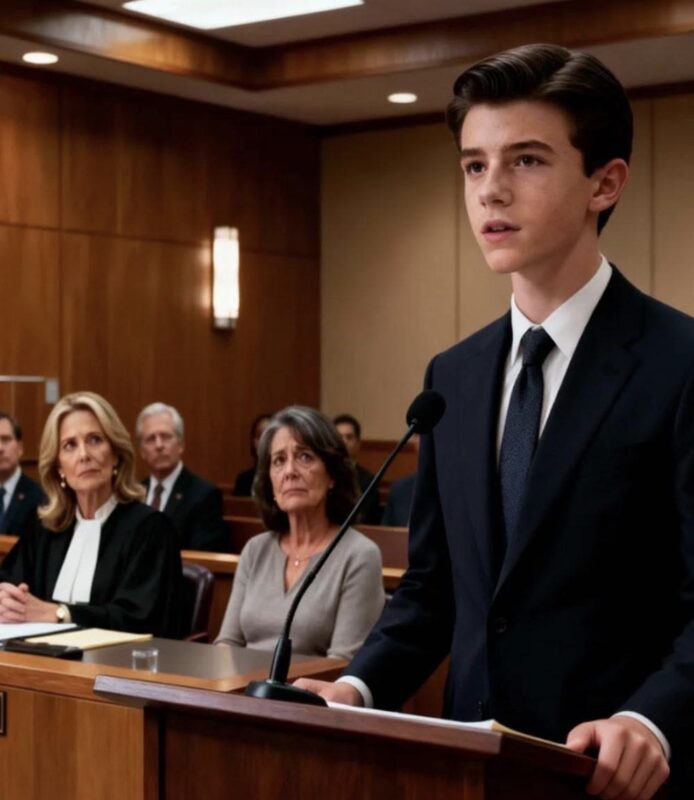 Ich habe das verlassene Kind im Flur gefunden und es als meinen eigenen Sohn großgezogen. Aber als seine leibliche Mutter, eine Millionärin, siebzehn Jahre später zurückkam, sagte er vor Gericht etwas, das alle sprachlos machte