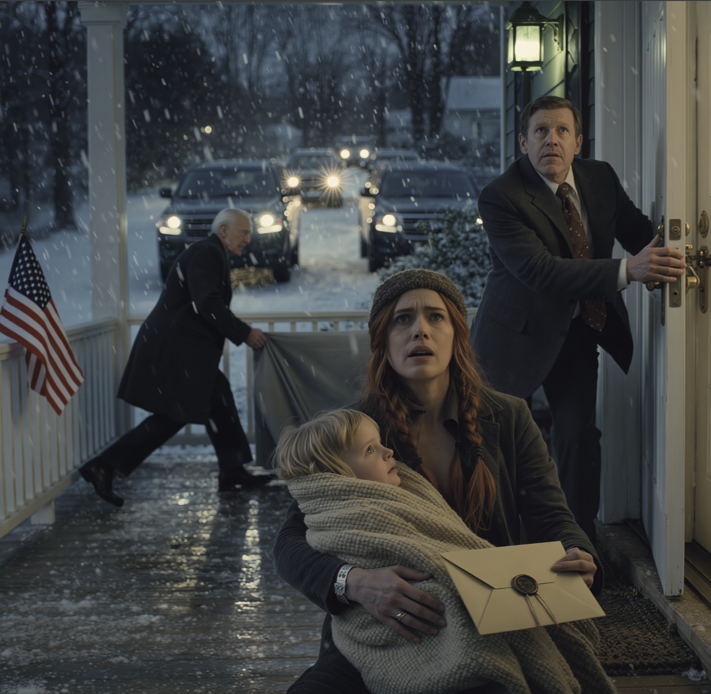 Because of my sister, my father pushed me and my newborn baby into the middle of a blizzard and locked the door. They had no idea I had just inherited $2.3 billion from my grandfather. I stepped into the swirling white mist, warmed my baby, and made a quiet phone call. The next day, they trembled in that very hallway, because I had returned with something they could never change.