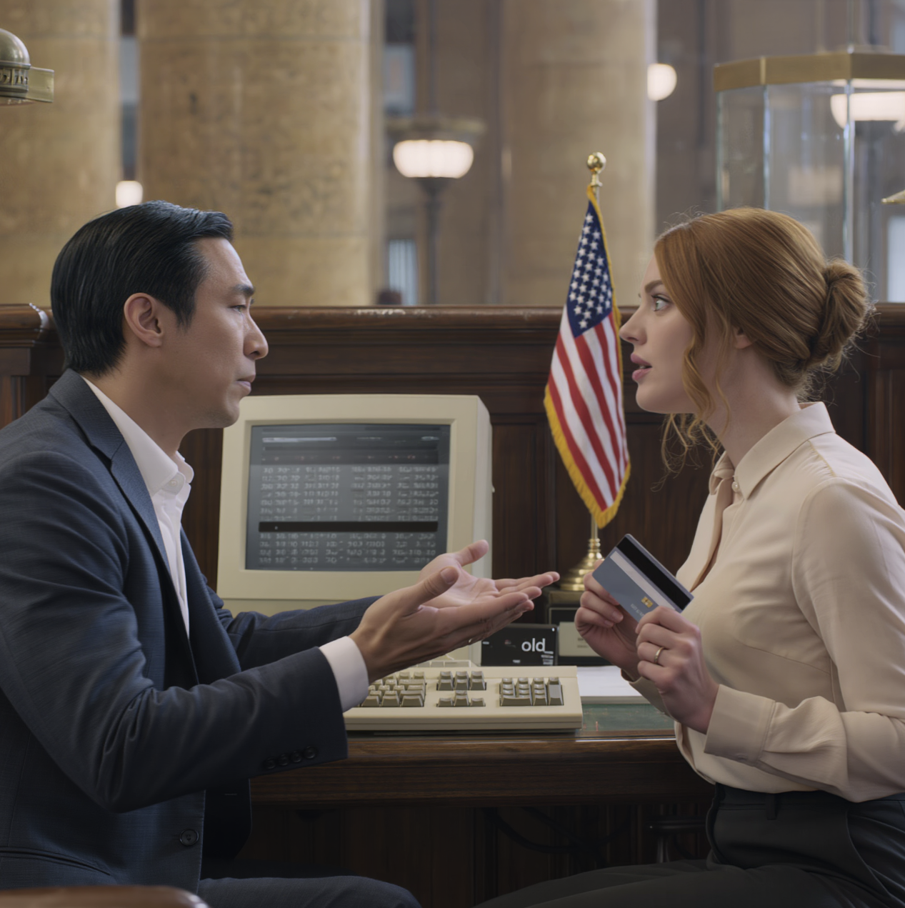 ‘There’s no place for you in this house. You’ve never accomplished anything great on your own in your life!’ my husband said, telling me to move out and find somewhere else. I almost burst into tears. With no other options, I went to the bank and took a chance using my father’s old card. The manager stared at the screen, motionless like a statue, then said, ‘Please sit down, ma’am.’ At that moment, I knew my life was about to change.