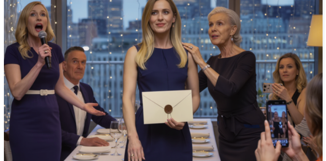 At My 30th Birthday Dinner, My Mom Announced: “Time For The Truth—You Were Never Really Part Of This Family. We Adopted You As A Tax Benefit.” My Sister Laughed. My Dad Said Nothing. I Stood Up, Pulled Out An Envelope, Said: “Funny. I Have Some Truth Too.” WHAT I REVEALED NEXT MADE MOM LEAVE HER OWN HOME.