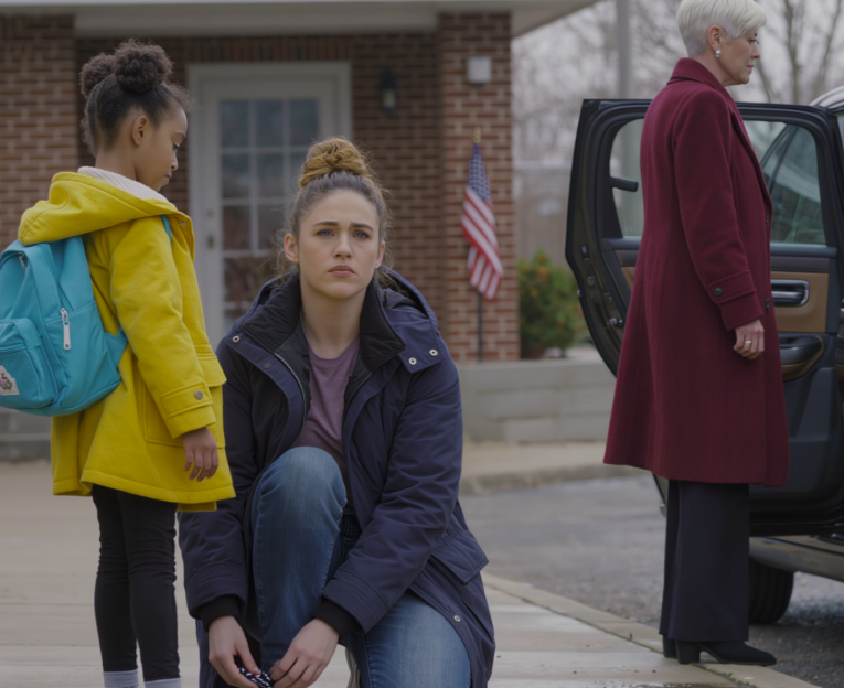 My 6-year-old daughter and I were at a family shelter when a black sedan pulled up… My grandmother—the richest person in our family—spotted the two of us and asked, “Why aren’t you back at the house on Hawthorne Street?” I froze. “What house?” Three days later, I walked into a family gathering—and my parents stopped cold, the wineglass in my father’s hand slipping down…