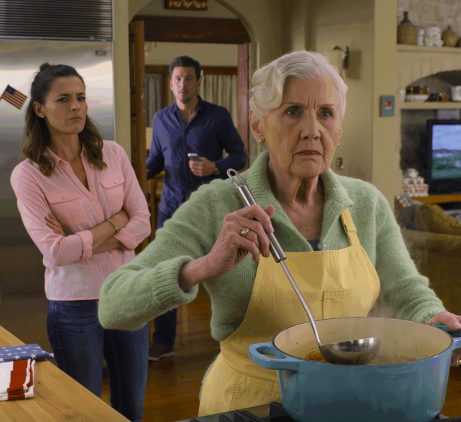 While I was stirring a pot of soup for the whole family, my daughter-in-law came closer and said, “Who told you to cook like that?” My son kept his eyes glued to the TV, pretending he didn’t see anything. A few minutes later, a loud noise came from the kitchen. And from that very moment, everything in this house began to be rearranged.