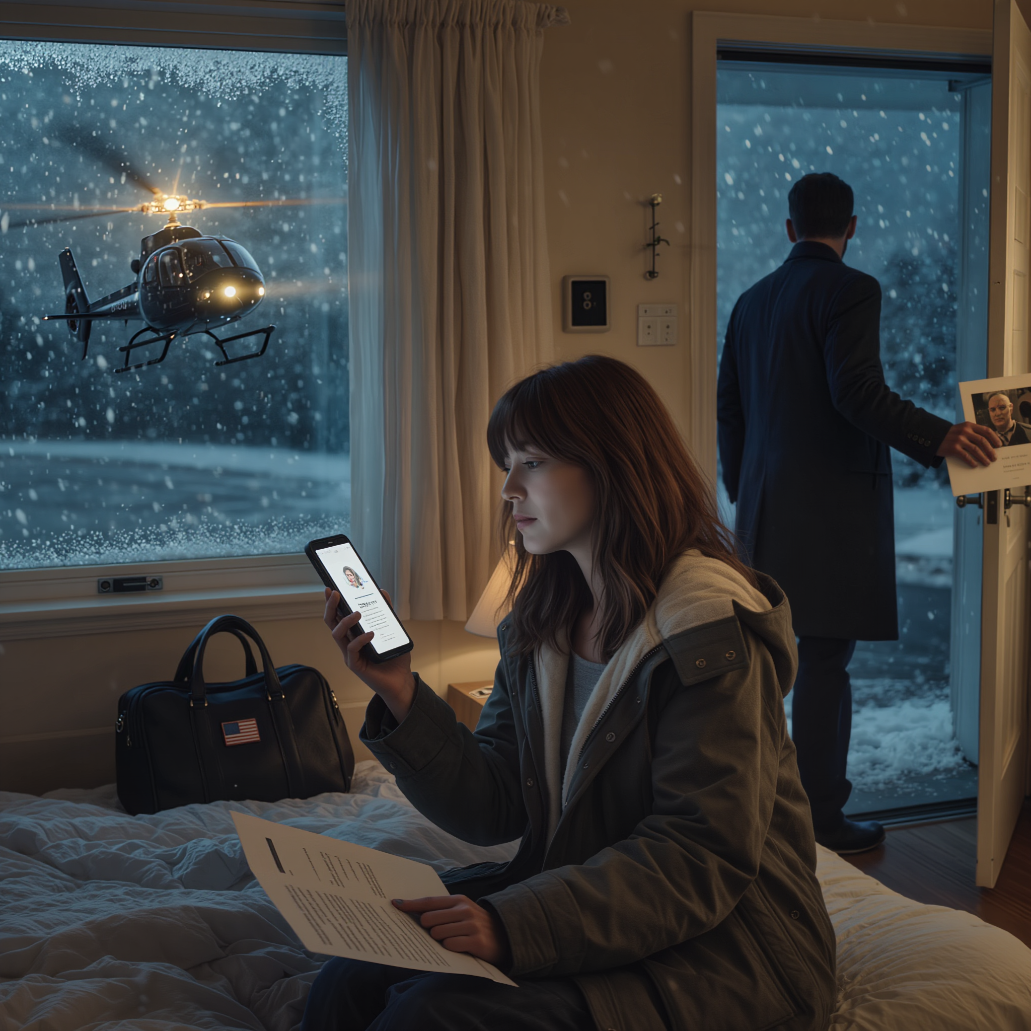 I left my résumé on the counter of a roadside diner, convinced my life was officially over. Hours later, a helicopter landed outside my motel. A man stepped out, looked straight at me, and said he was the grandfather I’d never known. Then he opened a folder and spoke one quiet sentence that changed everything I thought I knew about my life.