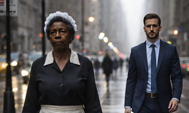 Er verdächtigte seine Putzfrau, ihm etwas gestohlen zu haben, also beschloss er, ihr heimlich zu folgen, und was er entdeckte, ließ ihn sprachlos zurück