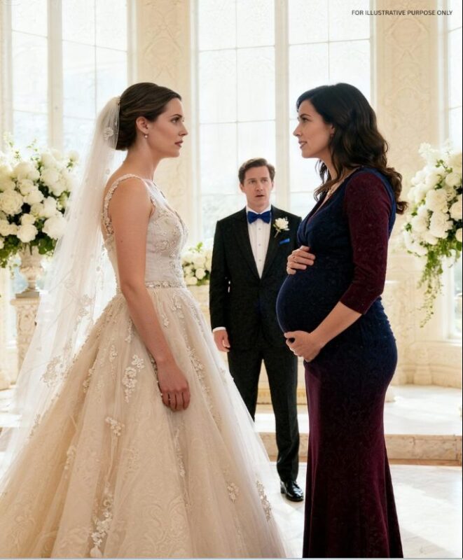 Mein Hochzeitstag hätte perfekt sein sollen, bis meine Ex-Frau mit einem Babybauch auftauchte. Dann stellte meine neue Frau ihr eine einfache Frage … und was mein Ex gestand, riss mein ganzes Leben auseinander…