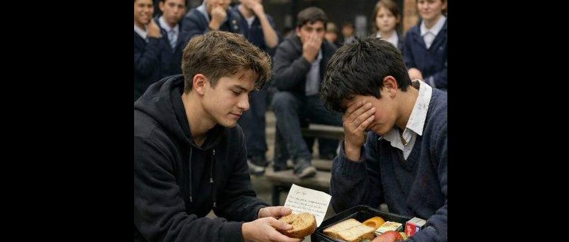 Ogni giorno rubavo il suo pranzo solo per umiliarlo.