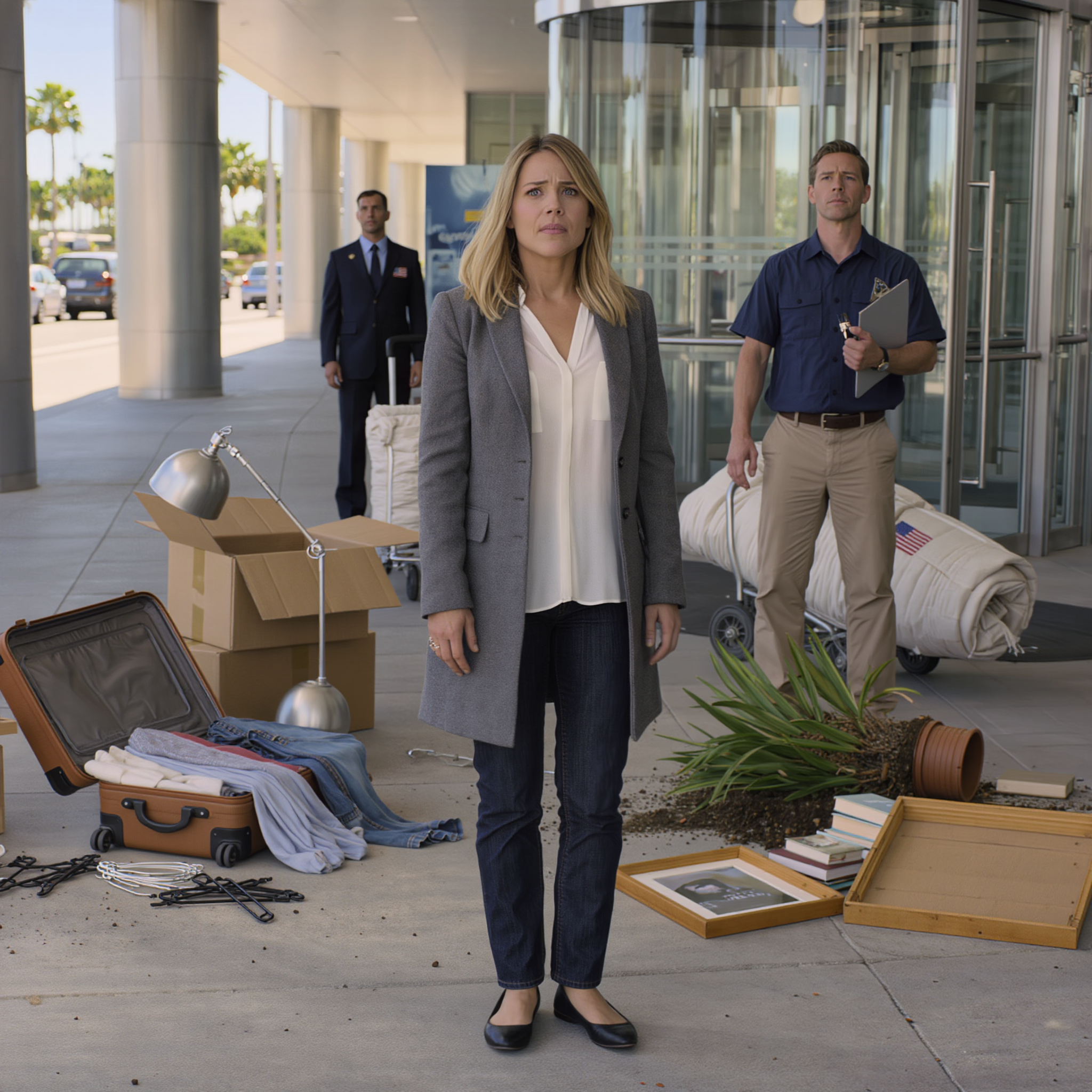 I came home to my boxes stacked on the sidewalk—then the mover asked, “Are you Lena Parker?” and said, “New owners take the keys today,” and my sister texted, “Welcome home… guess you’re homeless now,” but my family forgot one detail hidden in the Meridian paperwork they thought I’d never open.