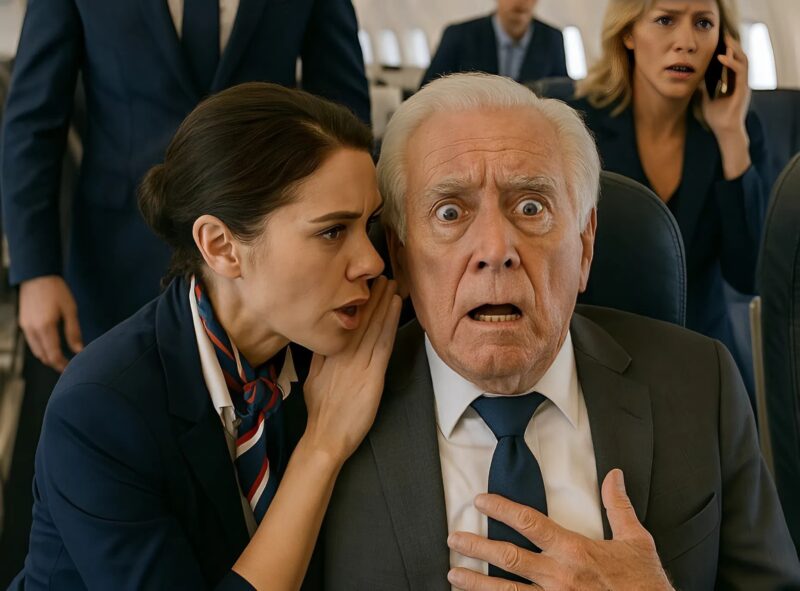 «Fai finta di stare male e lascia immediatamente l’aereo», mi sussurrò l’assistente di volo.