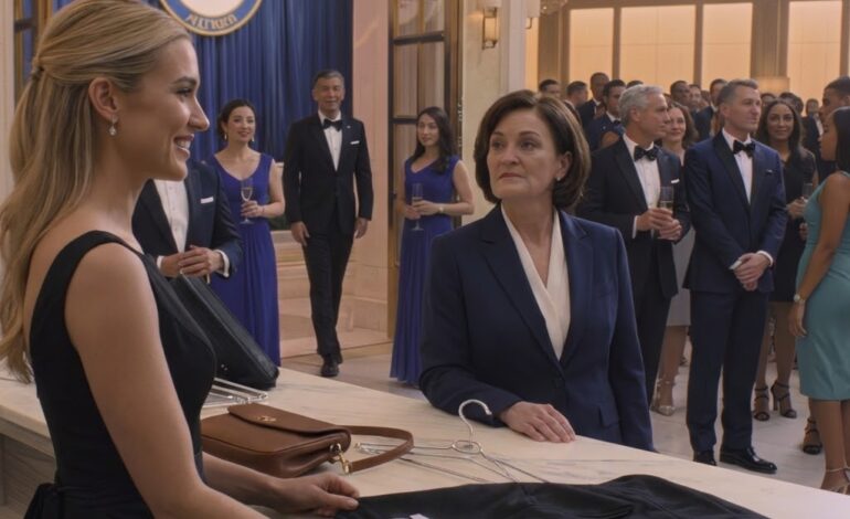 Help With Coats,” Mom Said. “The Governor Is Speaking. Don’t Embarrass Me.” I Took The Apron. Then Governor Martinez Announced: “Thank You To Director Chen, Who Runs Our $2.1B Foundation.” He Pointed At Me. MOM’S GLASS SHATTERED.