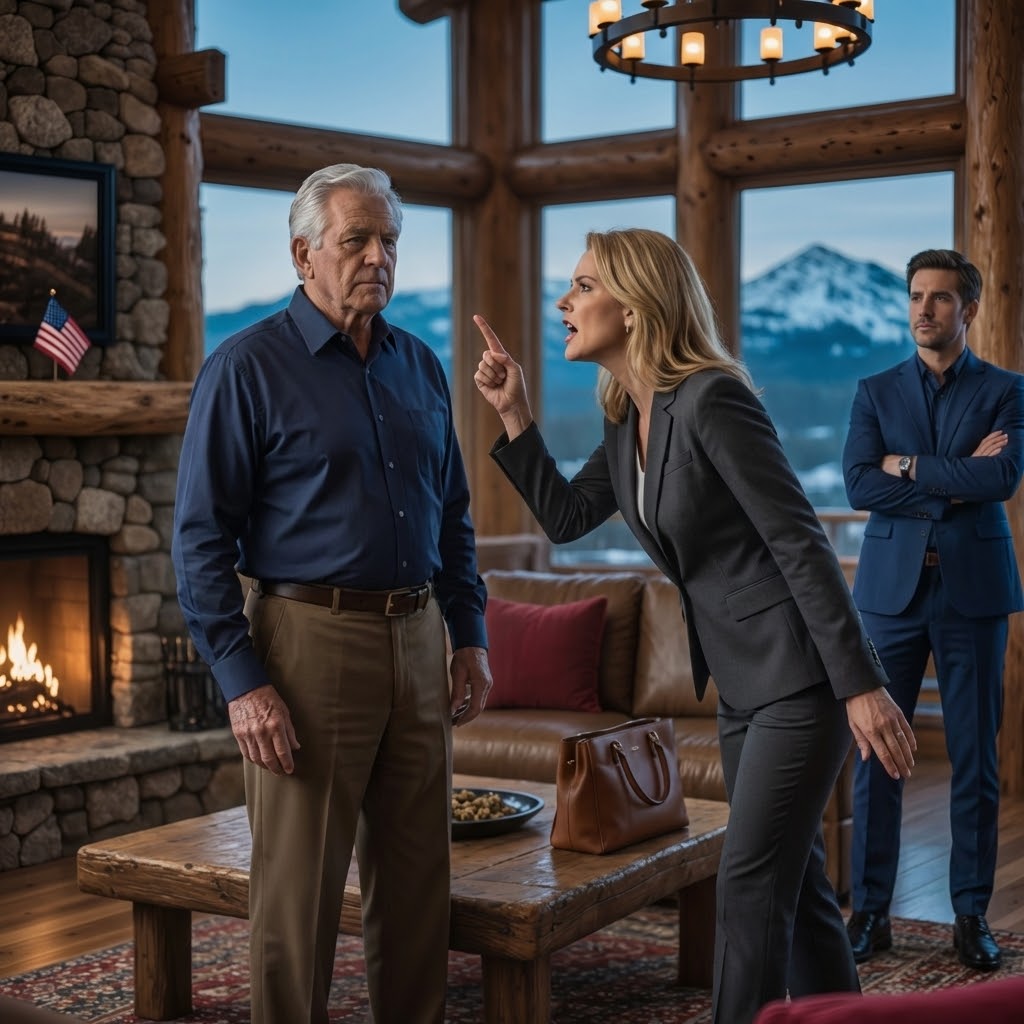 My daughter-in-law burst into my Aspen cabin with suitcases and a smile that didn’t belong to family, looked at my son, and said, “We’re moving in,” like the keys were already in her pocket, but the real chill hit when her eyes locked on the sealed envelope with the county seal on my coffee table—and I realized she hadn’t come for a vacation, she’d come to take control of my life before the snow even melted.